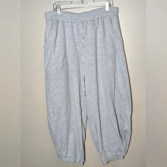 Anthropologie Zola Joggers Cozy Chic, Neutral Essential, Size L - Picture 3 of 5